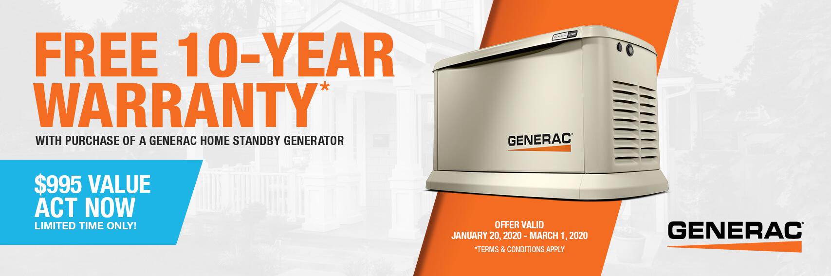 Homestandby Generator Deal | Warranty Offer | Generac Dealer | Ionia, NY